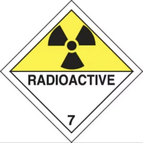 Accuform TDG PLACARD CLASS 7 273MM x 273MM TCP747VS100 TCP747VS100 - main